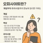 오피가이드란 표현하는 이지미